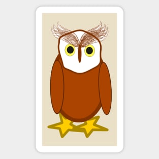 Horned Owl Magnet